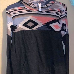 Aztec sweater -hoodie